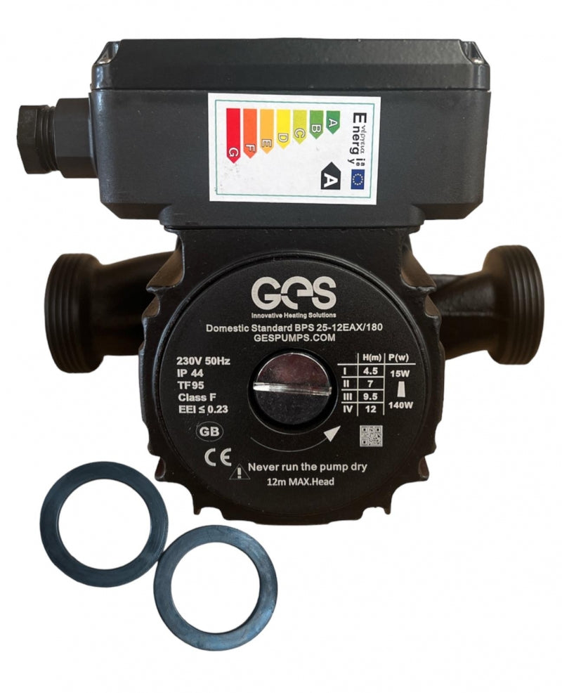 Ges 25-12EAX/180 230v Replaces Grundfos UPS2 25-80 180 25-55 Circulating Pump 98707848